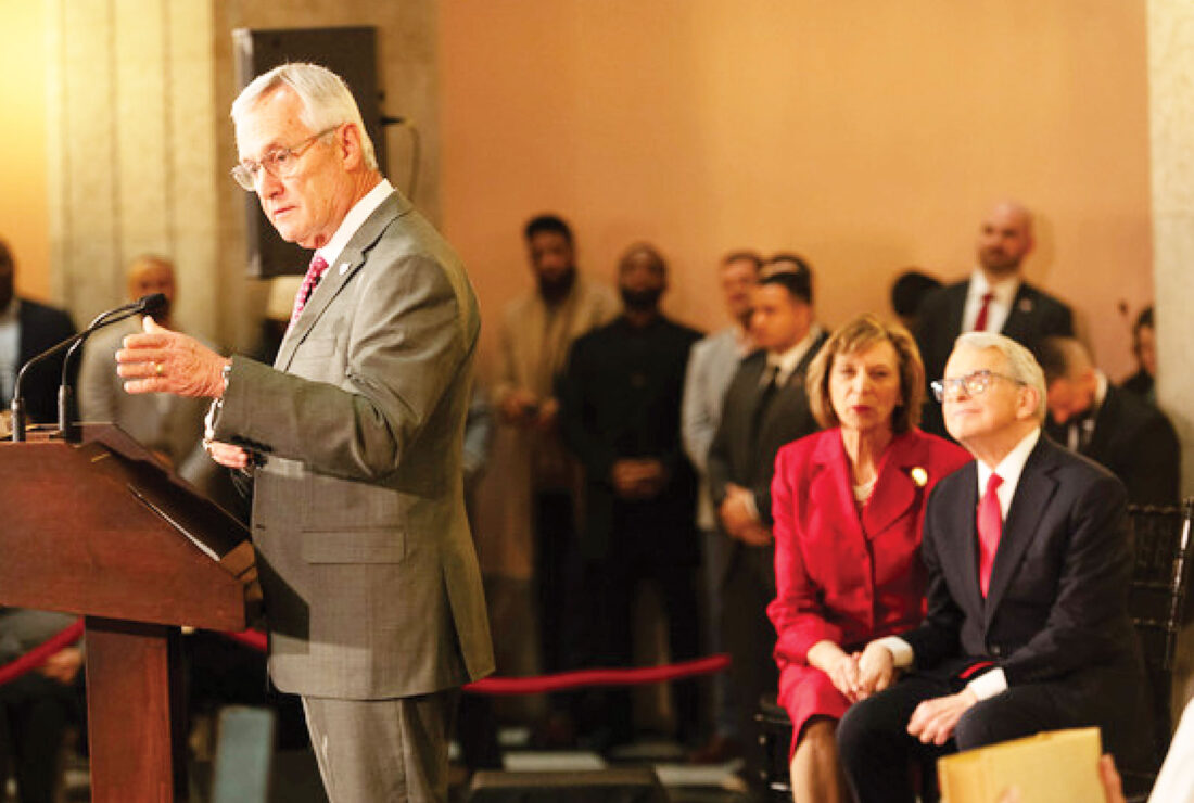 At swearing-in ceremony, Tressel said he’s ‘totally humbled and excited ...